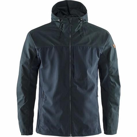 Fjallraven Men Abisko Wind Jacket Navy PH73215 Philippines